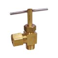 Swivel Pro Series 0.37 x 0.25 in. Dia. Brass Straight Angle Compression Valve SW152970